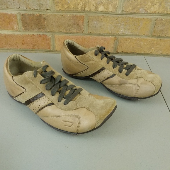Diesel Windom Brown Leather Shoes 